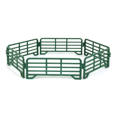 3D To Scale 1/64 6 Pack Of 3D Printed Green Plastic Interlocking Fence Panels 64-318-GR 3 3D To Scale 1/64 6 Pack Of 3D Printed Green Plastic Interlocking Fence Panels 64-318-GR