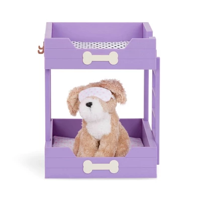 Our Generation Pet Dog Plush & Bunk Bed Home Furniture Accessory Set 5 Our Generation Pet Dog Plush & Bunk Bed Home Furniture Accessory Set - Image 3
