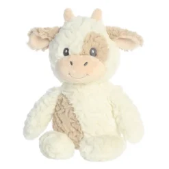 Ebba Huggy Collection 13" Clover Cow White Stuffed Animal -Kids Toys Store GUEST bbcf8c96 aefc 41ba 8860 7a5b38241f4b