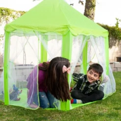 Ningbo Zhongying Leisure Products Green Hexagon Fantasy Castle Play Tent | 53 X 47 X 55 Inches