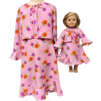 Doll Clothes Superstore Size 8 Matching Girl And Doll Pink Chiffon Dresses With Jacket 3 Doll Clothes Superstore Size 8 Matching Girl And Doll Pink Chiffon Dresses With Jacket