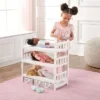 Badger Basket 1-2-3 Convertible Doll Bunk Bed With Bedding And Baskets - White Rose -Kids Toys Store GUEST c9f65b2c 718a 4b04 a7a1 2e75c92faaa3