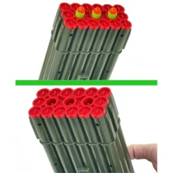 Big Daddy Military Missile Transport Army Truck Defence System 18 Long Range Missile Jungle Camouflage Toy Truck