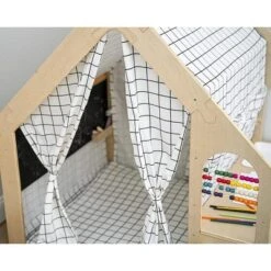 Avenlur Flair - Wooden 5 In 1 Indoor Playhouse Play Tent With Desk Table -Kids Toys Store GUEST dc220040 429b 4af1 a91f 62d623d5bd22