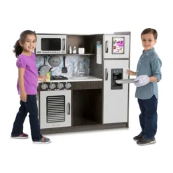 Melissa & Doug Chef's Kitchen Pretend Play Set - Charcoal -Kids Toys Store GUEST ded897f7 5ae4 44ac 92e9 b2b32a3df9ec