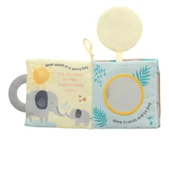 Lambs & Ivy Jungle Friends Developmental Soft Book & Elephant Plush Toy Gift Set -Kids Toys Store GUEST df1c63fa 4994 4c98 8583 71b27e0044c7
