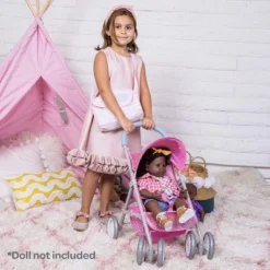 Adora Baby Doll Stroller Glam Glitter Medium Shade Stroller, Sparkly & Glittery, Fits Dolls Up To 20 Inches -Kids Toys Store GUEST dfccd84c 2b19 47dd bdbf 1baa4c20b634