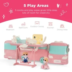 Best Choice Products Camper Van Playset Pretend Play Dollhouse Toy With 54 Accessories And Tiny Critters For Kids 11 Best Choice Products Camper Van Playset Pretend Play Dollhouse Toy With 54 Accessories And Tiny Critters For Kids -Kids Toys Store GUEST e28539f6 704c 4c3a 9fde ed54dc58ddb1