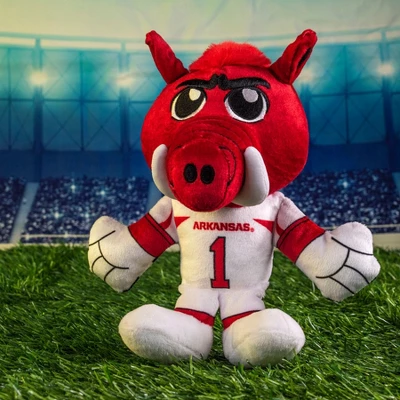 Bleacher Creatures Arkansas Razorbacks Big Red 8" Mascot Kuricha Sitting Plush 3 Bleacher Creatures Arkansas Razorbacks Big Red 8" Mascot Kuricha Sitting Plush