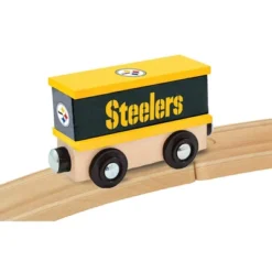 MasterPieces Wood Train Box Car - NFL Pittsburgh Steelers -Kids Toys Store GUEST ed6ff1dd 64a2 4cc4 ac3d ab1ae19c1695