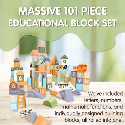 Leo & Friends Count & Spell Blocks Set For Toddlers/101 Pieces 5 Leo & Friends Count & Spell Blocks Set For Toddlers/101 Pieces - Image 3