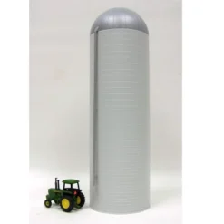 Standi Toys 1/64 Silver & Gray Plastic 20 X 60 Silo ST321, ST54013SL