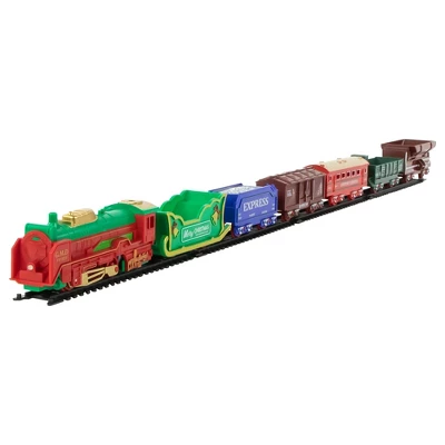 Northlight 23 Pc Battery Operated Lighted And Animated Classic Christmas Train Set With Oval Track 3 Northlight 23 Pc Battery Operated Lighted And Animated Classic Christmas Train Set With Oval Track