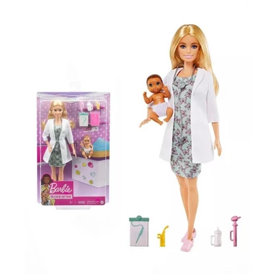 Barbie Baby Doctor Doll Playset 3 Barbie Baby Doctor Doll Playset