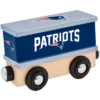 MasterPieces Wood Train Box Car - NFL New England Patriots -Kids Toys Store GUEST fb971f4d 5066 4a6a 8ec4 c4531722132f