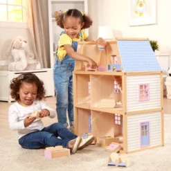 Melissa & Doug Multi-Level Dollhouse -Kids Toys Store GUEST fe673488 a7f8 4cab b223 0e1a68c648b2