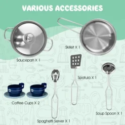 Costway Kids 2-Piece Kitchen Play Set Pretend Chef Toy Set W/ Range Hood & Stove Burner -Kids Toys Store GUEST fea9aa1a d249 4399 8569 94d0b0480ea9